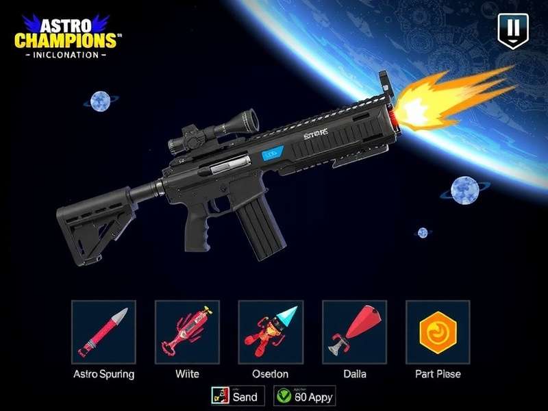 Customizable Weapons in Astro Champions Astro Champions Weapon Customization